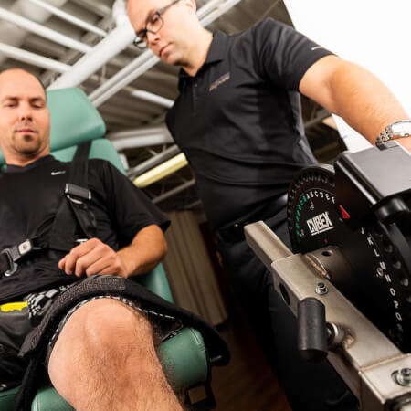 Renforcement musculaire sur CYBEX